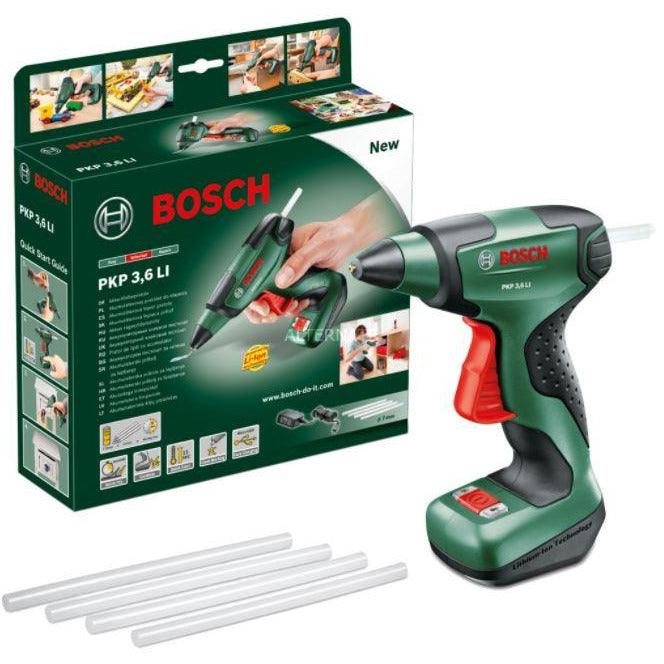 Bosch Home and Garden Pistolet à colle sans fil Bosch - PKP 3,6 LI avec 4  bâtonnets de colle et chargeur micro-USB 0603264600 : : Bricolage
