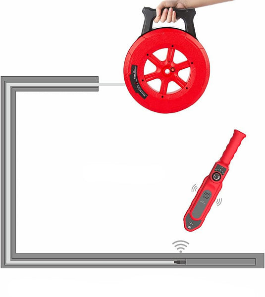 Aiguille de Tirage Cable 40m Avec Sonde de Localisation Blocage