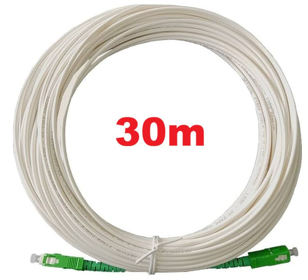 Câble Intérieur Fibre Optique - 30m - SC/APC - SC/APC