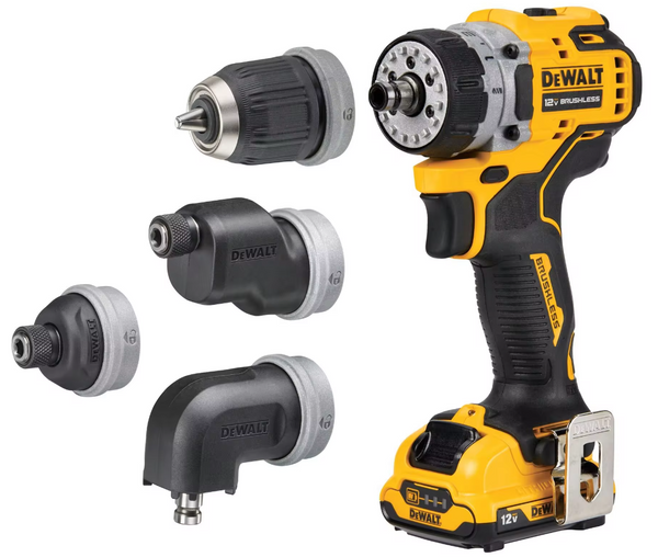 PACK DeWALT - Perforateur Marteau + Perceuse Visseuse - Brushless Sans Fil - DISTRI-FIBRE