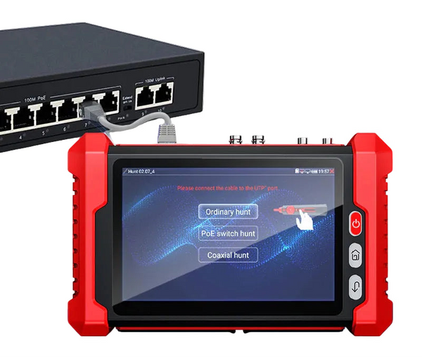 Testeur Caméra Réseau CCTV IP Multifonction 8 en 1 - OTDR