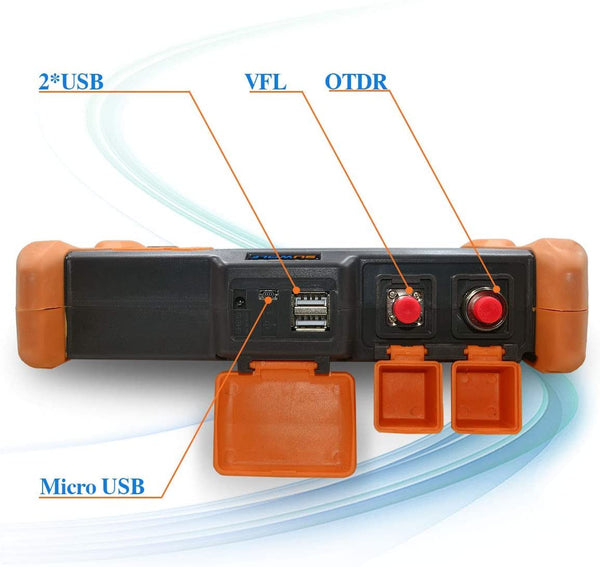 Réflectomètre OTDR fibre optique 120km écran tactile testeur multifonction - Fibre Optique - DISTRI-FIBRE