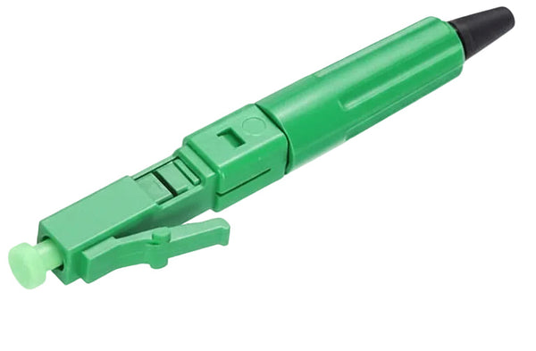 Connecteur Rapide Fibre Optique LC/APC - Lot de 100
