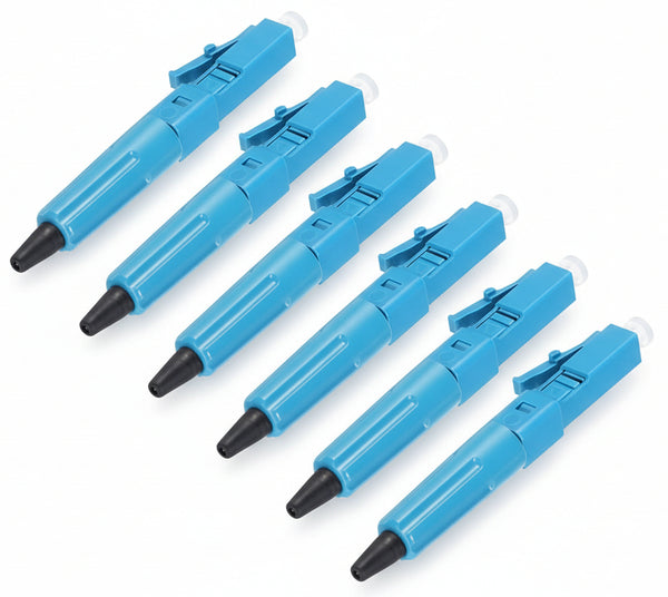 Connecteur Rapide Fibre Optique LC/UPC - Lot de 10