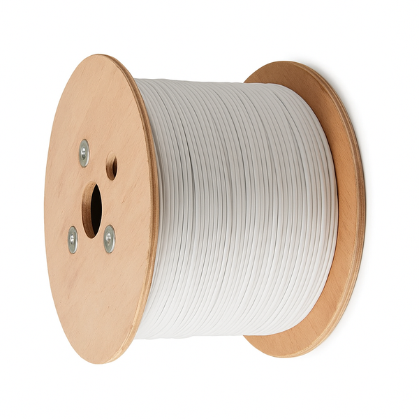 Touret Fibre Câble abonné intérieur blanc G657A2 1 Brin 500m