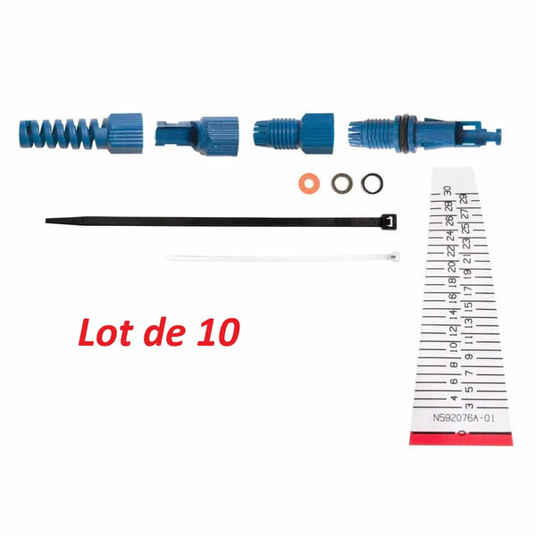 LOT DE 10 - ECAMS Complets Simples 3-7mm - Fibre Optique