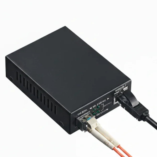 Convertisseur Fibre Optique vers Ethernet RJ45