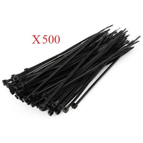 Pontet Cheville Fixation Cable Coax Fiala Noir - Lot de 100
